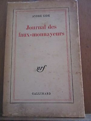 Image du vendeur pour Journal des faux monnayeurs gallimard mis en vente par Dmons et Merveilles