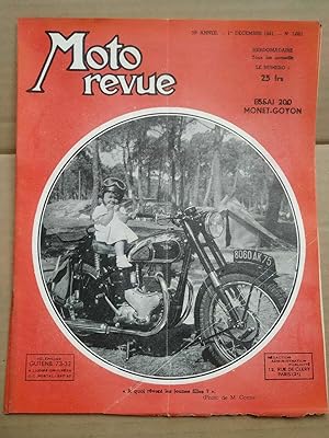 Moto Revue n 1061 Essai 200 monet goyon 1 Décembre 1951