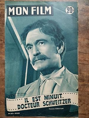 Mon Film N343 - Il est minuit docteur Schweitzer 18-3-53