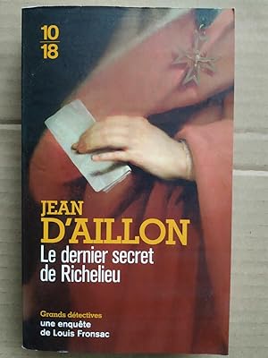 Immagine del venditore per Le dernier secret de richelieu venduto da Dmons et Merveilles