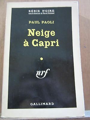 Imagen del vendedor de Neige  Capri gallimard Srie Noire n574 a la venta por Dmons et Merveilles