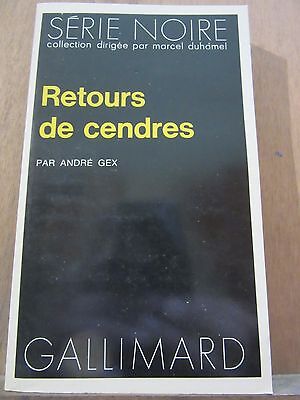 Imagen del vendedor de Retours de cendres gallimard srie Noire n1589 a la venta por Dmons et Merveilles