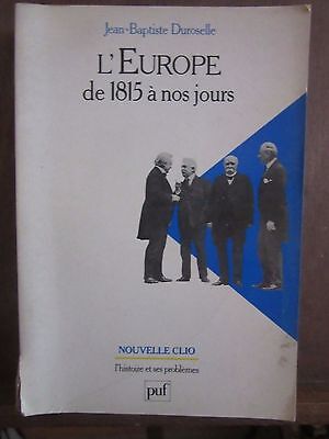 Imagen del vendedor de leurope DE 1815 A NOS jours jean baptiste Duroselle a la venta por Dmons et Merveilles