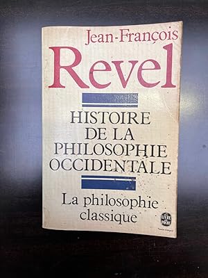 Imagen del vendedor de Jean-François revel Histoire de la philosophie occidentale a la venta por Démons et Merveilles