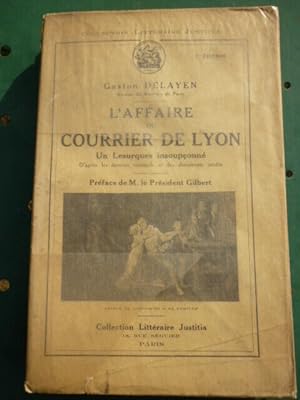 Imagen del vendedor de L'Affaire du Courrier de lyon Collection Littraire Justitia a la venta por Dmons et Merveilles