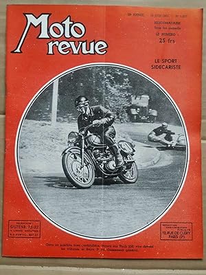 Moto Revue n 1037 Le sport sidecariste 16 Juin 1951