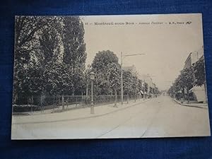 Carte Postale Montreuil-sous-Bois Avenue Pasteur 93-Catala Frères N41