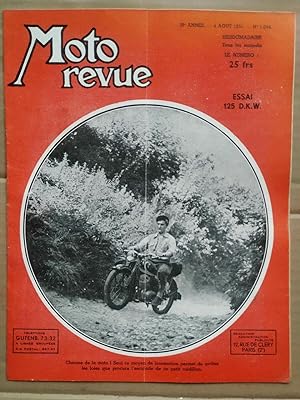 Moto Revue n 1044 Essai 125 d k w 4 Août 1951