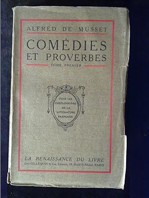 Seller image for Alfred de musset Comdies et Proverbes Tome premier La Renaissance du Livre for sale by Dmons et Merveilles