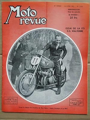 Moto Revue n 1030 Essai de la 175 d s malterre 28 Avril 1951