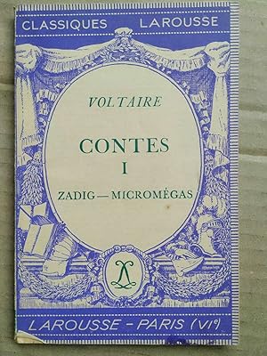 Image du vendeur pour Voltaire Contes I zadig micromgas Classiques larousse mis en vente par Dmons et Merveilles