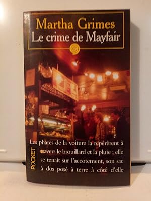 Imagen del vendedor de Le crime de mayfair a la venta por Dmons et Merveilles