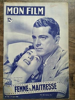 Mon Film n145 Femme ou maîtresse 1 Juin 1949