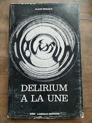 Seller image for Delirium  la une for sale by Dmons et Merveilles