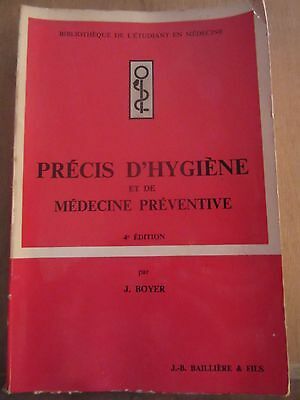 Image du vendeur pour j boyer Prcis d'Hygine et de Mdecine prventive j b Baillire Fils mis en vente par Dmons et Merveilles