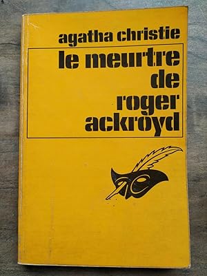 Seller image for Le meurtre de Roger ackroyd masque for sale by Dmons et Merveilles
