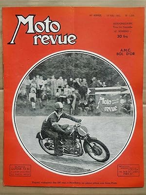 Moto Revue n 1084 a m c bol d'or 10 Mai 1952