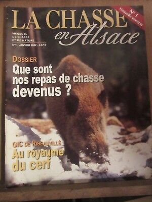 La Chasse en alsace magazine de Chasse et de nature n1 janvier 2002