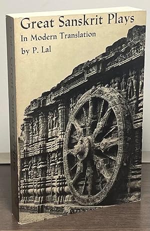 Bild des Verkufers fr Great Sanskrit Plays _ In Modern Translation zum Verkauf von San Francisco Book Company