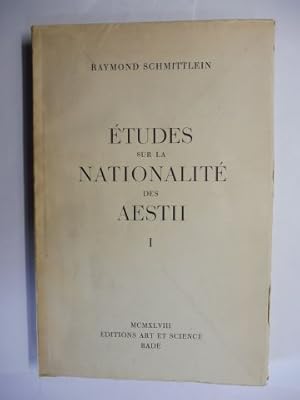 Imagen del vendedor de TOPONYMIE LITUANIENNE. ETUDES SUR LA NATIONALITES DES AESTII Tome I *. a la venta por Antiquariat am Ungererbad-Wilfrid Robin