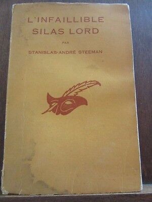 Seller image for Stanislas-Andr steeman l'infaillible Silas lordle Masque n253 Champs-Elyses for sale by Dmons et Merveilles
