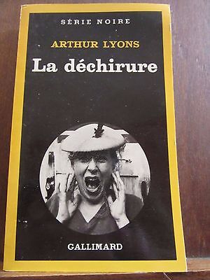 Bild des Verkufers fr la dchirure Gallimard Srie Noire n1842 zum Verkauf von Dmons et Merveilles