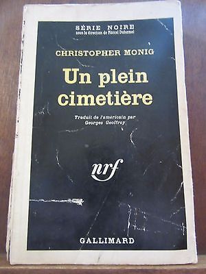 Bild des Verkufers fr un plein cimetire Gallimard Srie Noire n723 zum Verkauf von Dmons et Merveilles
