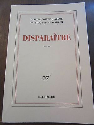 Seller image for Olivier Poivre D'Arvor et Patrick Poivre D'Arvor disparatre Gallimard for sale by Dmons et Merveilles