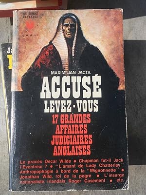 Seller image for Accus levez vous 17 grandes affaires judiciaires anglaises for sale by Dmons et Merveilles