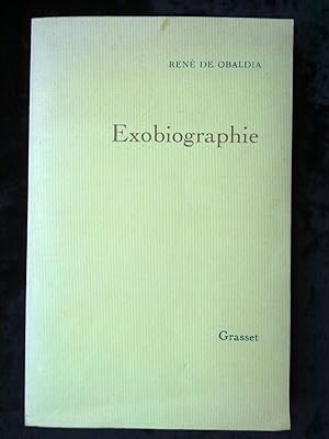 Image du vendeur pour Ren de obaldia exobiographie mis en vente par Dmons et Merveilles