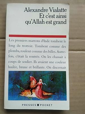 Imagen del vendedor de Et c'est ainsi qu'Allah est grand a la venta por Dmons et Merveilles