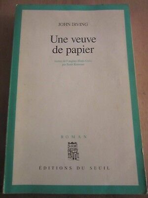 Imagen del vendedor de John irving Une veuve de papier a la venta por Dmons et Merveilles