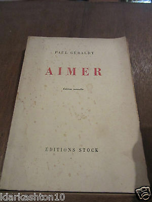 Seller image for Aimer dition nouvelle Librairie for sale by Dmons et Merveilles
