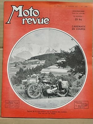 Moto Revue n 1069 Carénage en course 26 Janvier 1952