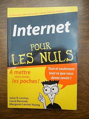 Seller image for Levine baroudi Internet pour les nuls for sale by Dmons et Merveilles