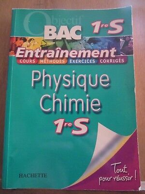 Bac 1re s Physique Chimie 1re s entraînement hachette