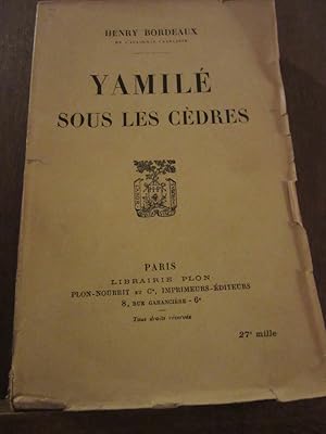 Image du vendeur pour Yamil sous les cdres mis en vente par Dmons et Merveilles