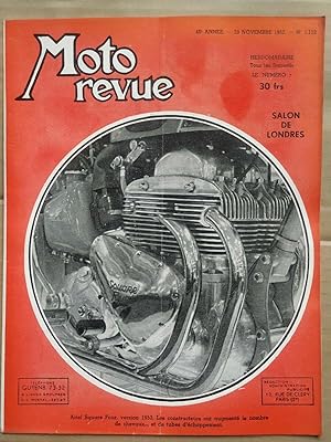 Moto Revue n 1112 Salon de londres 29 Novembre 1952