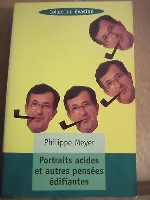 Seller image for Philippe meyer Portraits acides et autres penses difiantescollection vasion for sale by Dmons et Merveilles