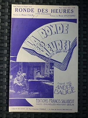 Seller image for partition La ronde des heures chant par Andr baug for sale by Dmons et Merveilles