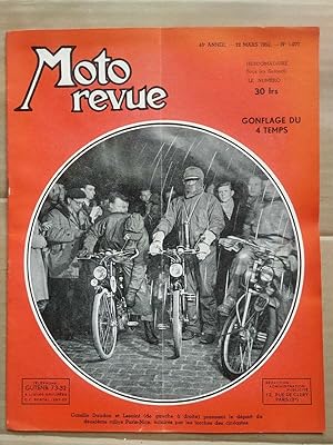 Moto Revue n 1077 Gonflage du 4 temps 22 Mars 1952