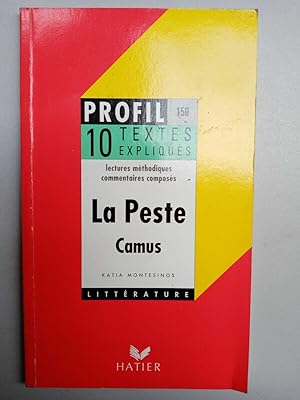 Bild des Verkäufers für La peste 10 textes expliqués katia montesinos Hatier zum Verkauf von Démons et Merveilles