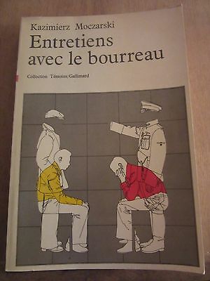 Seller image for Entretiens avec le bourreau gallimard coll tmoins for sale by Dmons et Merveilles