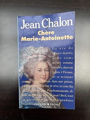 Seller image for Jean chalon Chre marie antoinette for sale by Dmons et Merveilles