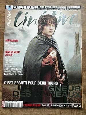 Image du vendeur pour Cin Live n63 Le Seigneur des anneaux Dcembre 2002 mis en vente par Dmons et Merveilles