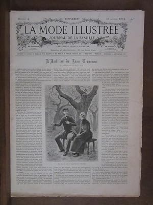 Seller image for La mode illustre journal de La famille n4 28 janvier 1894 for sale by Dmons et Merveilles