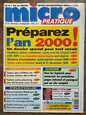 Image du vendeur pour Micro Pratique N 38 Novembre 1999 mis en vente par Dmons et Merveilles