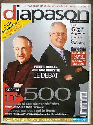 diapason Le Magazine de la Musique Classique et de la Hifi nº500février 2003