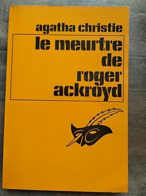 Image du vendeur pour Le meurtre de Roger Ackroyd Le masque mis en vente par Dmons et Merveilles