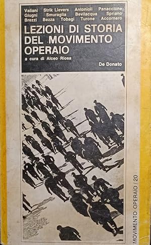 LEZIONI DI STORIA DEL MOVIMENTO OPERAIO corso per le  «150 ore»